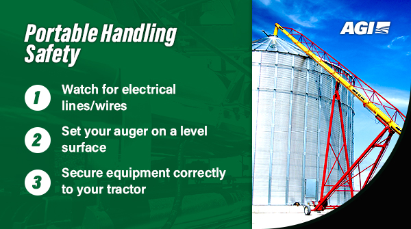 AgGrowthIntl's tweet photo. Lining up your auger at the bin can be a test of your precision and keen eye. Here are 3 simple steps to put #SafetyFirst #SafetyAtAGI https://t.co/Gu1QBw8lCA
