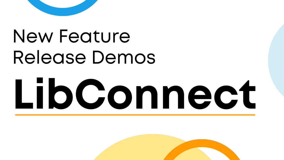 springshare's tweet image. On May 25th, we&apos;re bringing you a revamped #LibConnect system! The update focuses on improving user experience and adding features that empower you to do more with LibConnect. Join us for a demo to learn more and preview the new features and updates! calendar.springshare.com/calendar/produ…