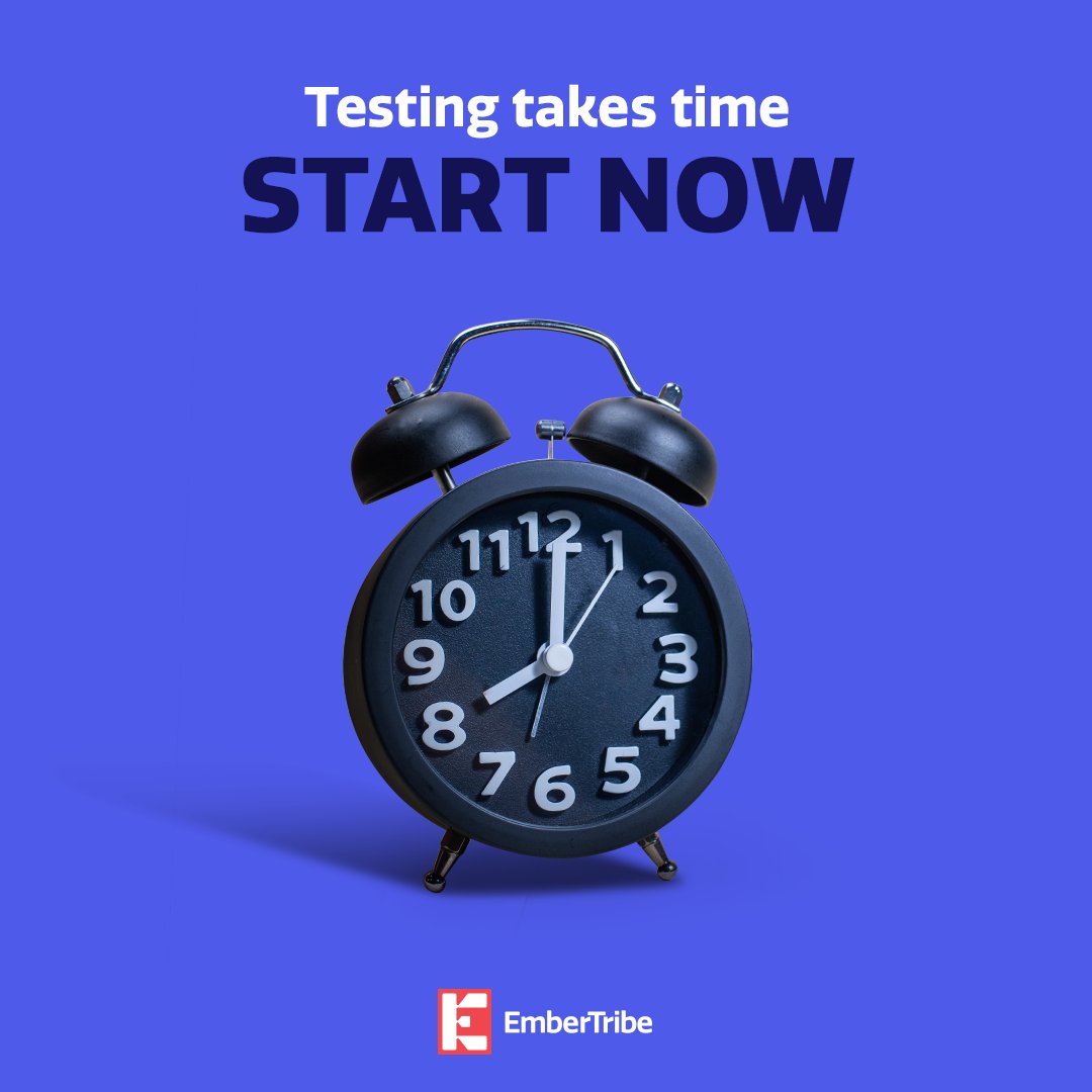 Testing takes time 🕓 and you don't have to do it alone. EmberTribe tailors a growth system to each company through intelligent testing and transparent communication. Let us show you how your eCommerce business can grow 📈😲

#ecommerce #digitalmarketing #success #brand #business