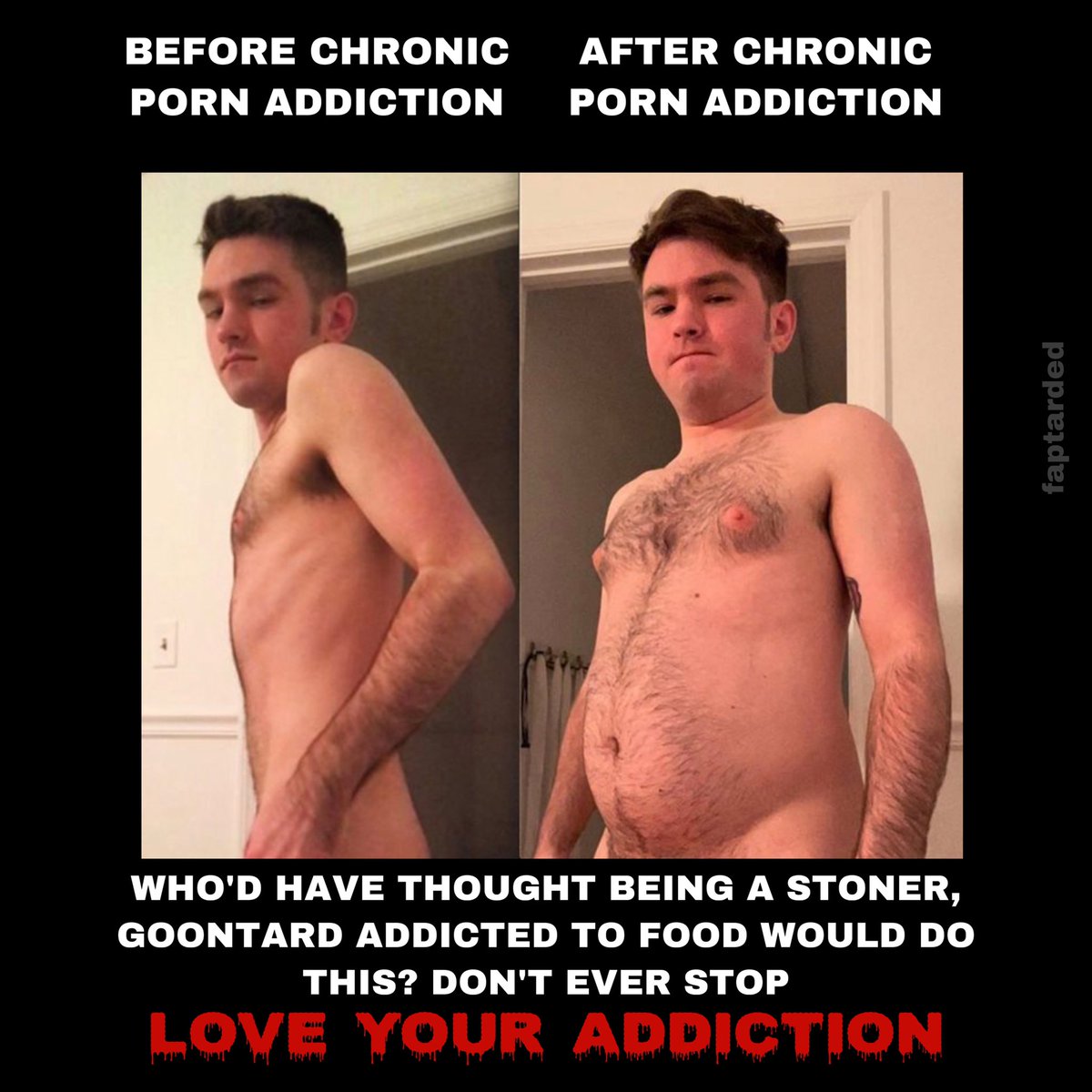 faptarded's tweet photo. you’ll turn out just like @FANTASSDICK, just watch and start stroking at the thought of your transformation into a full blown porn pig #FAPTARDED https://t.co/HzVD6mWfL0