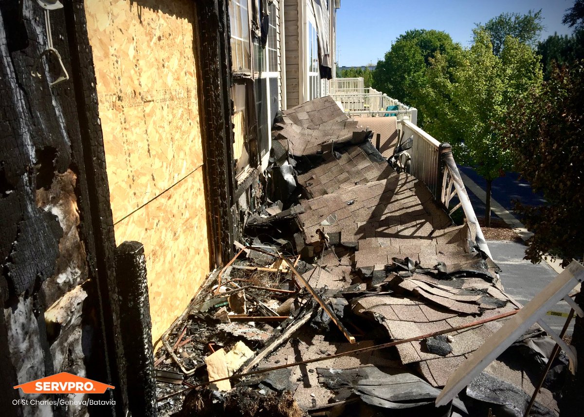 Our crew works hard to clean up devastating fires like this everyday. We came in after a fire affected multiple units in these town homes and helped cleanup to make it like it never even happened.