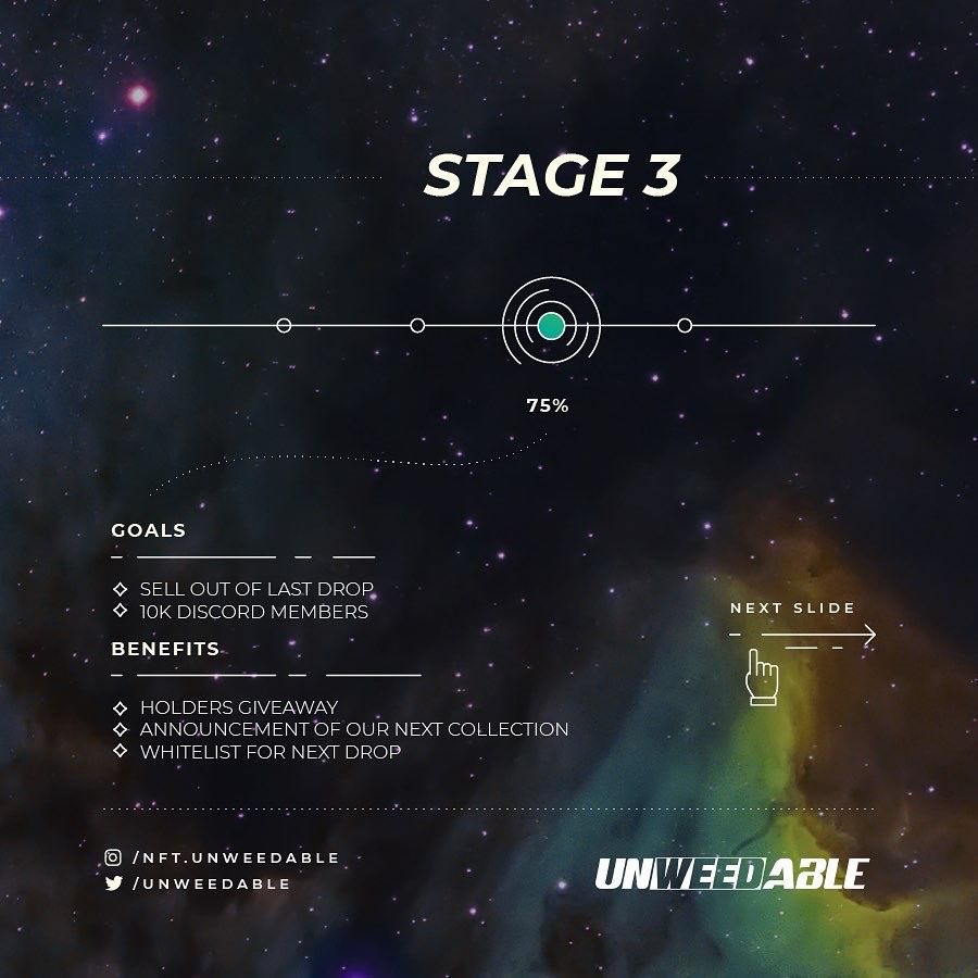 unweedable's tweet photo. Welcome everybody!

After some changes into several fields of work, we have chosen the route for takeoff regarding the objectives of the community!
In all of them, Holders will be the protagonists of this
cannabis community, as well as the representatives of this unique movement! https://t.co/coVVVOrOxB