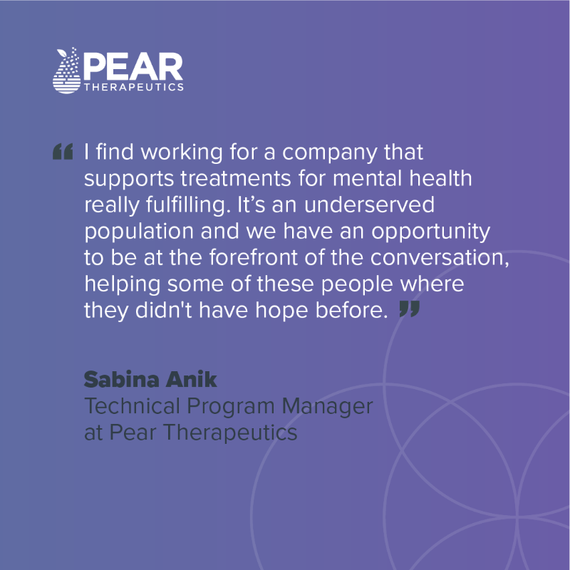 Pear_Tx's tweet photo. For many Americans, #COVID19 exacerbated mental health concerns and emphasized the need for treatment. Our Pearmates are committed to taking #MentalHealthAction by furthering new treatment options for mental health care with prescription digital therapeutics (#PDTs). #Together4MH https://t.co/z0OaIxFJp7