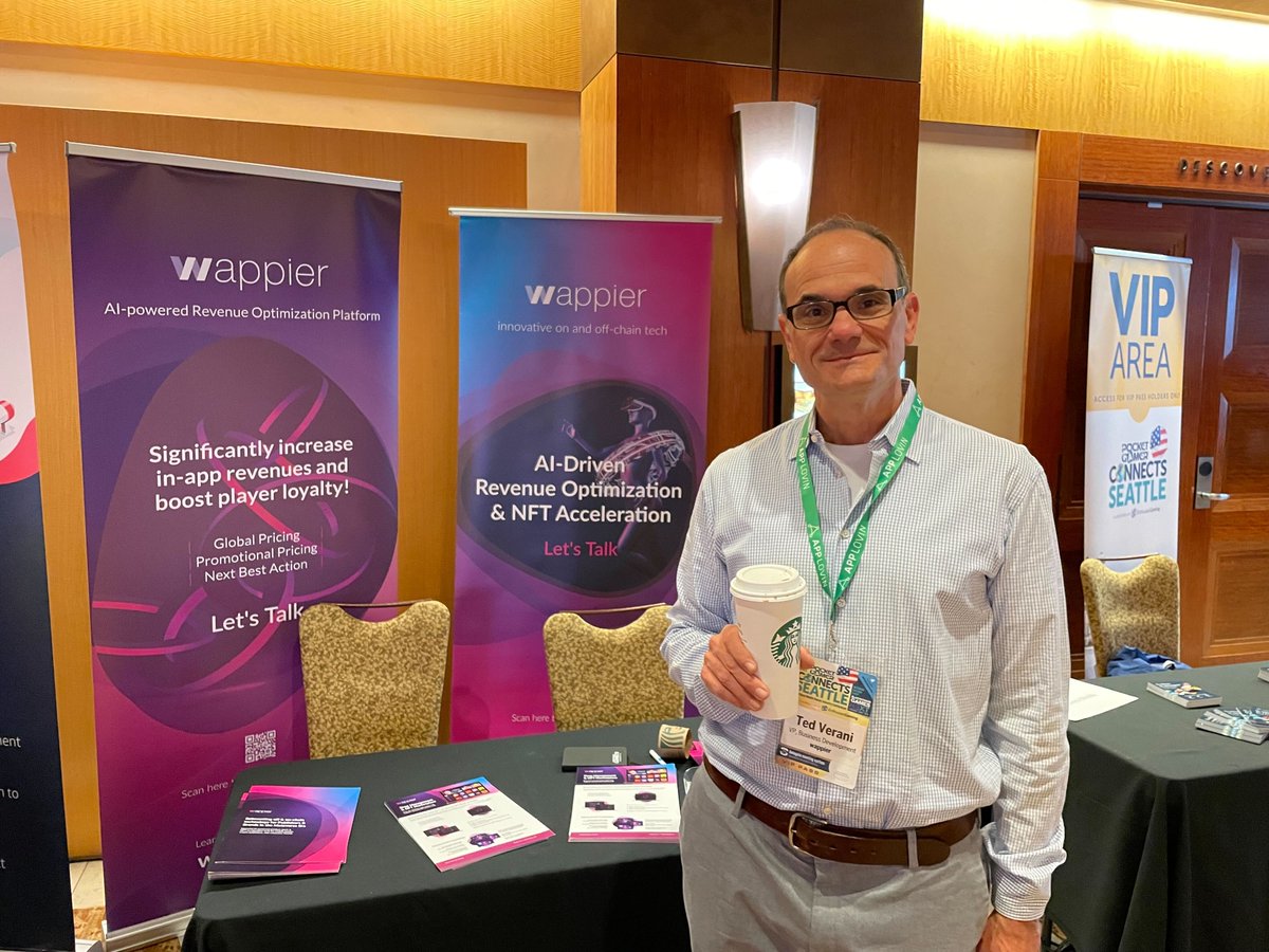 wappier's tweet photo. .@veran1 and @natedykstra are excited to be getting started with @PGConnects Seattle! If you are attending, feel free to drop by our table and talk with our team! #wappier #PGConnects https://t.co/rc3VSVB4ft