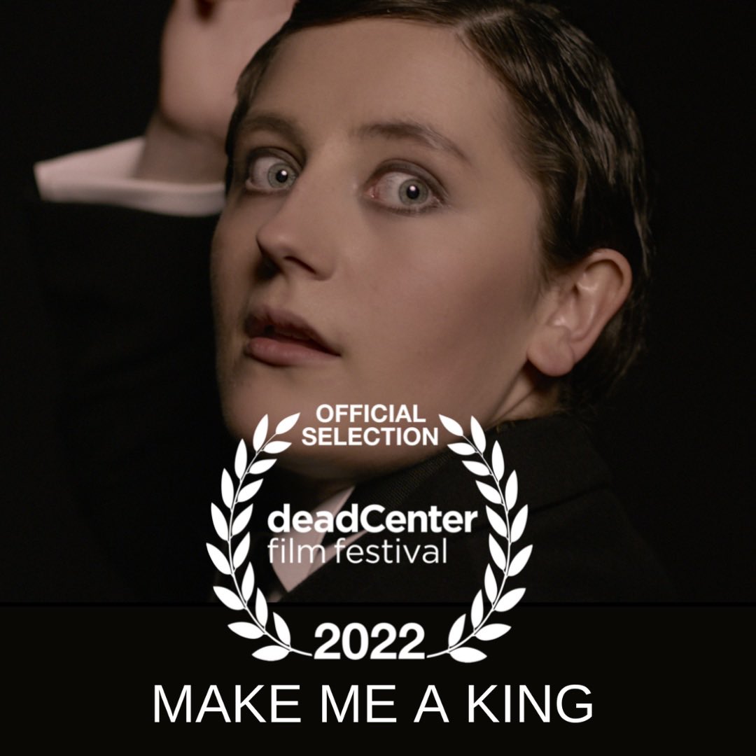 makemeaking1's tweet photo. New official selection for Make Me A King!
@deadCenterfilm Festival!
#makemeaking #drag #dragking #queerfilm
#jewish #yiddish #shortfilm #lgbtq #filmfestival
#officalselection #gender #pepilittman #acceptance https://t.co/Je3F4u00O4