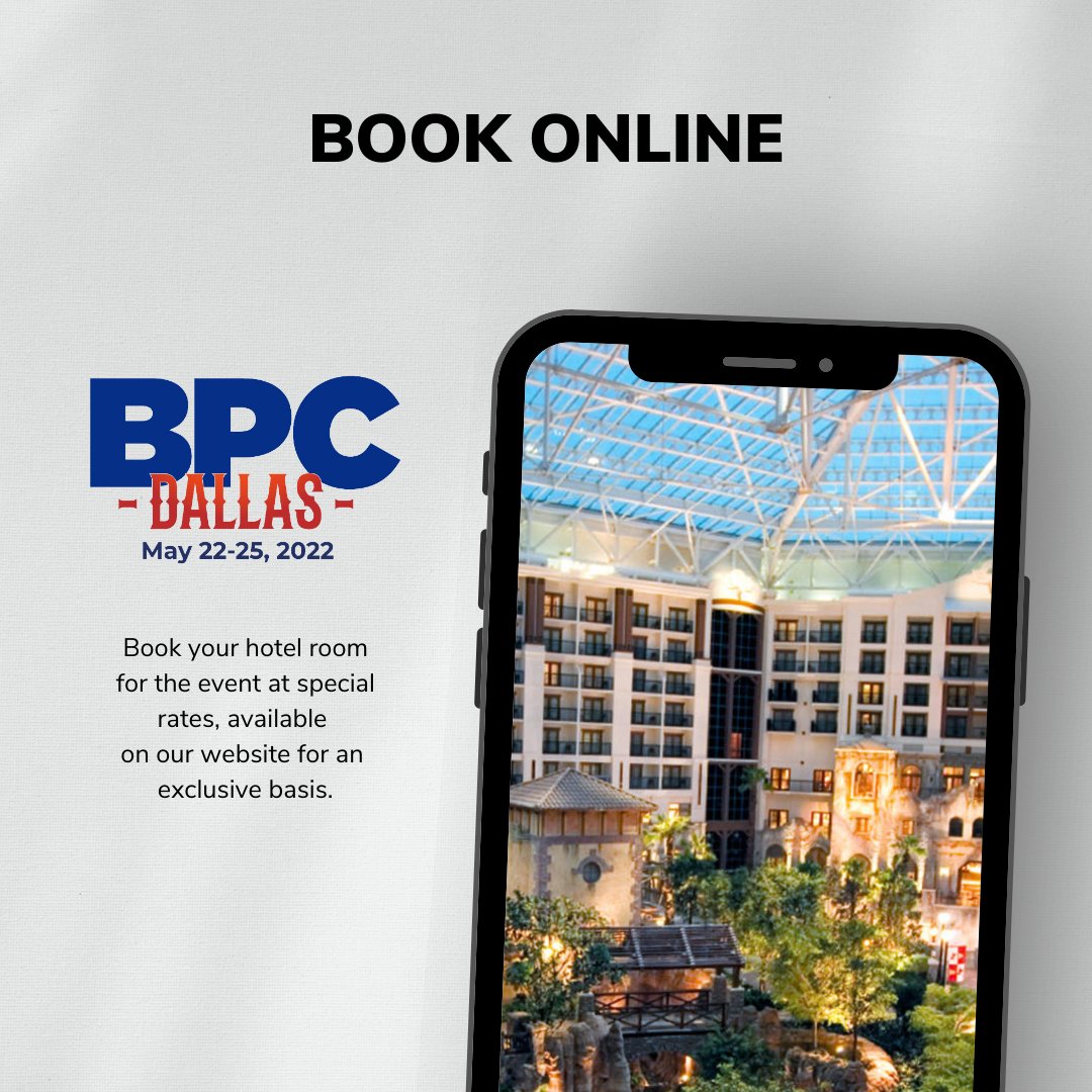 #BPCDallas2022 Attendees:

If you have not already done so, book your hotel room for May 22-25th. #BPCDallas

apmp.org/events/bpc/#ho…

#ProudToBeAPMP #APMP #BPCDallas #BPCDallas2022 #bidmanagement #proposalwriting #businessdevelopment #graphicsprofessionals