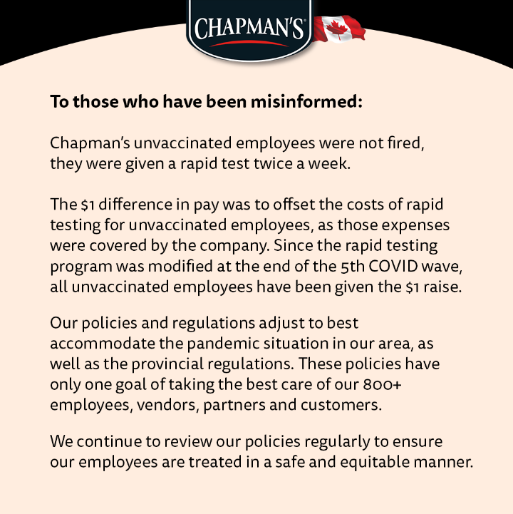 To those who have been misinformed.