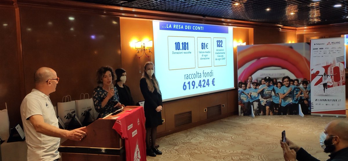 620mila euro raccolti per progetti sociali durante la <a href="/milanomarathon/">MilanoMarathon</a> 2022, con 10mila donatori. La città di #Milano si dimostra partecipe e solidale, e i runner che si sono impegnati per raccogliere fondi sono stati eccezionali.
GRAZIE!