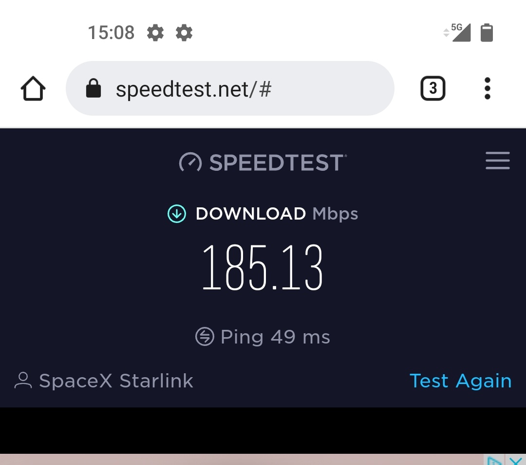 smetsjp's tweet photo. Essai 4G/5G de l'Open Radio System (ORS) avec @SpaceX #Starlink en réseau d'amenée.
185/260 Mbps de débit Internet, 49 ms de latence, plug-and-play. Avec @Rapid_Space, il n'y a plus de zones blanches.
Made in 🇫🇷 #FullyOpen
https://t.co/aYjy4k3Vzj https://t.co/b7bNNnMJEZ