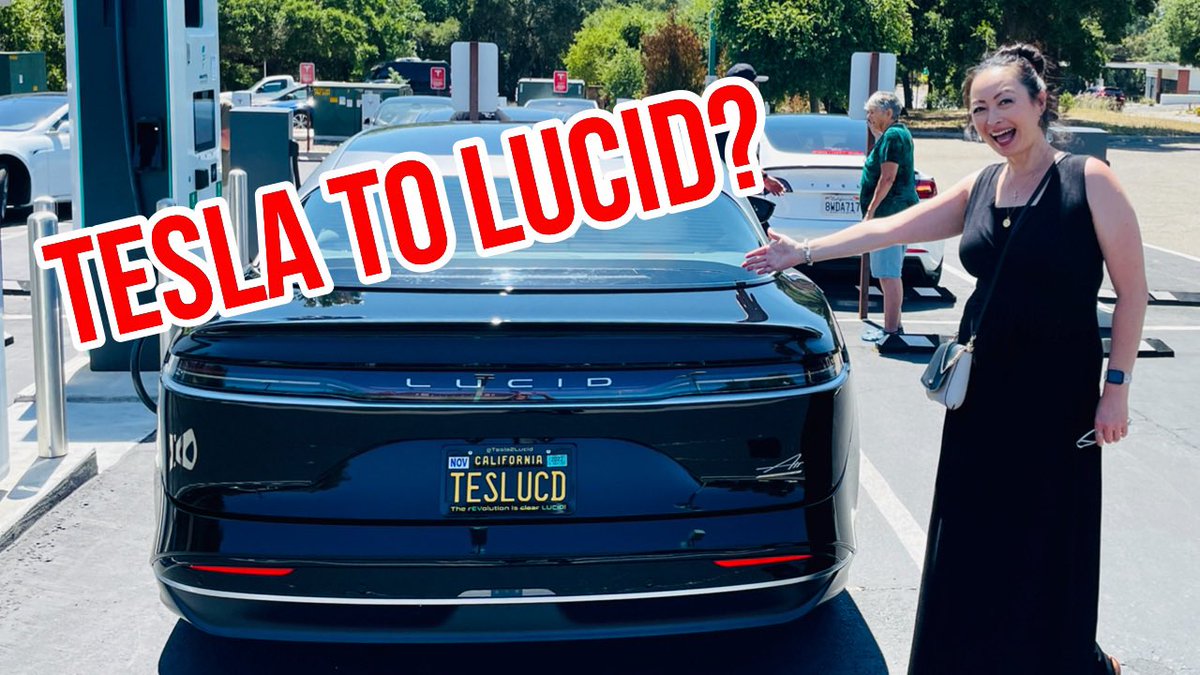 TeslaJoy's tweet photo. There was a Lucid Air at #ZeroEmissionRun organized by @TeslaClubSoCal & @FthePump1 this weekend. I interviewed @Tesla2Lucid about his owner experience so far. Check out this week’s video also featuring @TwixDaPoodle #FrunkPuppy
👀👇
https://t.co/qRjhpxqkI9 https://t.co/rlVSVAqWW0