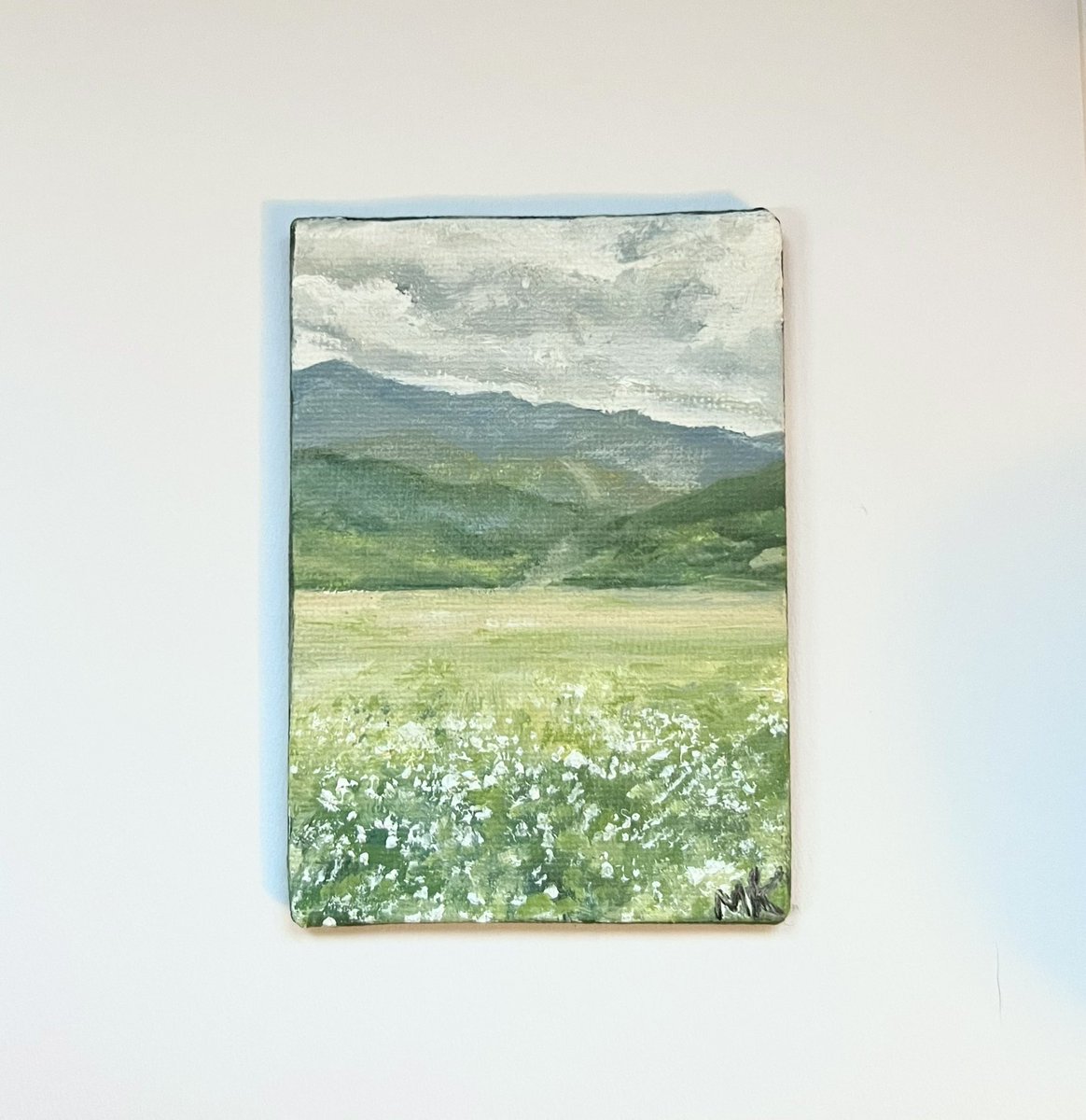 Perilune_Art's tweet photo. Summer fields mini painting is now available ✨🌿 https://t.co/UtWeS2WQVs