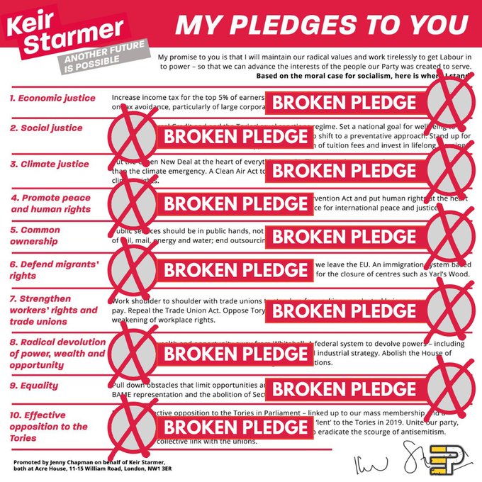 sociallycrude's tweet photo. I'm no political expert but, if you are going to sell yourself as a man of integrity and honour, I'd have thought it important to have those qualities. #Starmer #durhampartygate https://t.co/AqyFxGBoYR