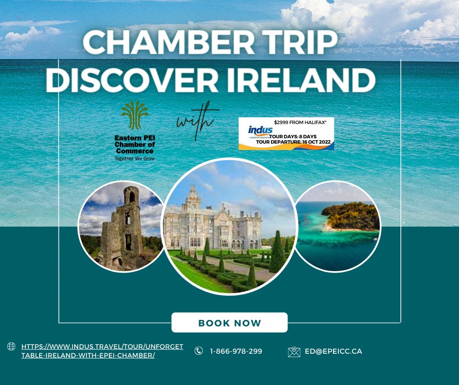 This is whats happening! Explore with us the beautiful sites and scenes of Ireland in October. Details on the Chamber trip on the link below.
.
.
.
indus.travel/tour/unforgett…