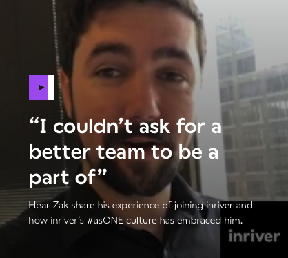 Inriver_PIM's tweet photo. What makes @inriver_PIM a unique company? Listen in as Zak shares insights into his role as an SDR and the team spirit https://t.co/lymu68C8EW #wearehiring #sales #inriver https://t.co/RTlD6P3Ptc