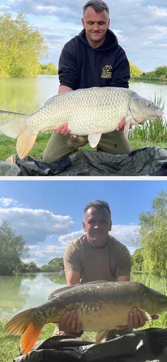 Timdavies951976's tweet photo. Beautiful 48 hours on the bank produces a stunning 28lb  #commoncarp &amp; #mirrorcarp at 20.5lb #cokingfarm #woodlands #wetnet #carp #fishing #birthdaypresent #mainline https://t.co/OE51yTqebE