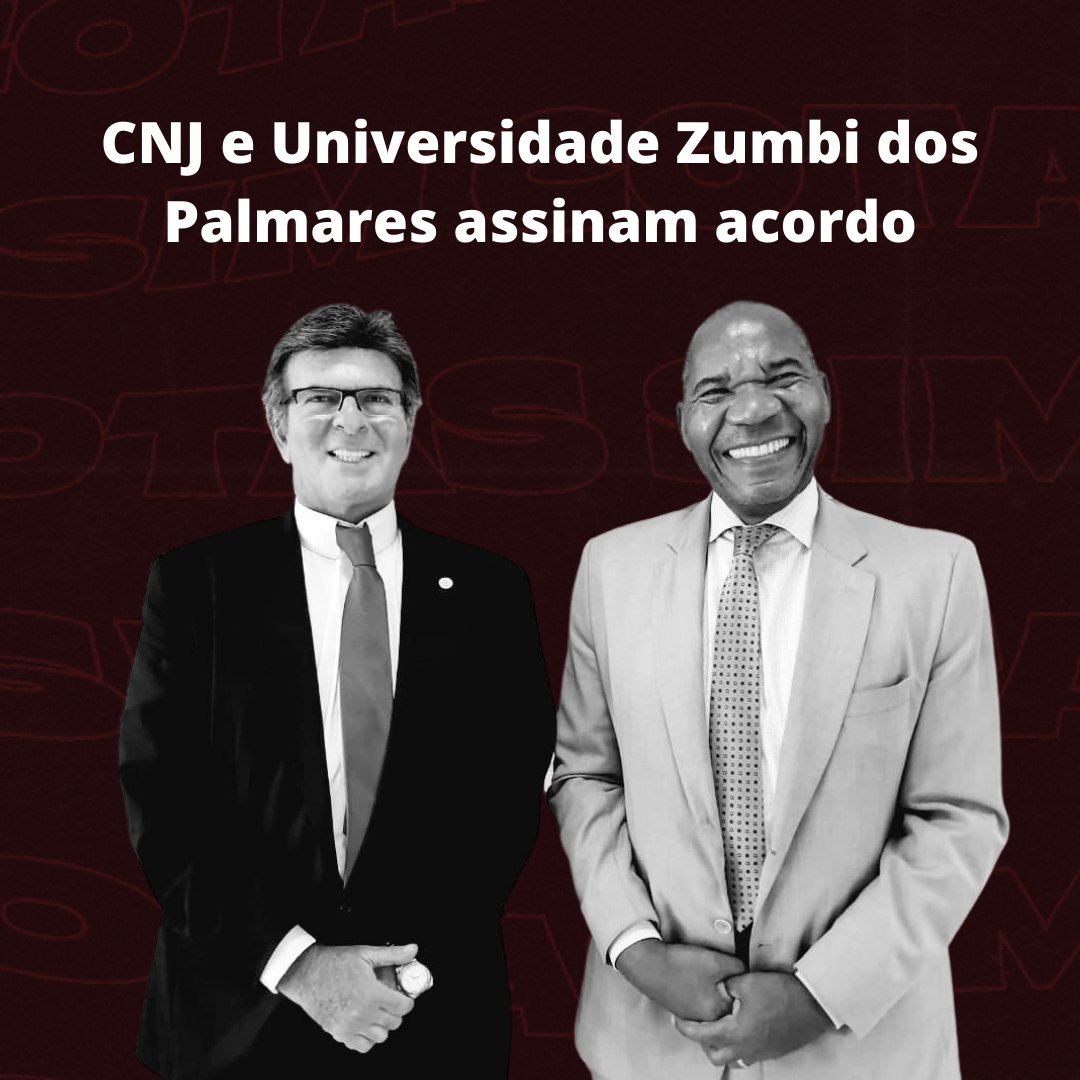 cotas_sim's tweet photo. Luiz Fux, presidente do CNJ, e José Vicente, reitor da Universidade Zumbi dos Palmares, assinam acordo de cooperação para capacitar funcionários de empresas de segurança privada e patrimonial em ações de segurança humana.

Leia mais https://t.co/d1E9GZwHC3 https://t.co/3HT5GVaMgO