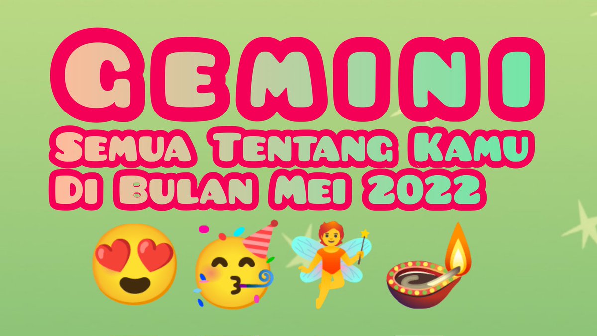 ria54940941's tweet photo. Gemini ♊ Mei 2022 "Semua Tentang Kamu
Youtube channel : Sidra 7 Tarot
https://t.co/CAUfldA0Ty https://t.co/2SNZgYGD5t