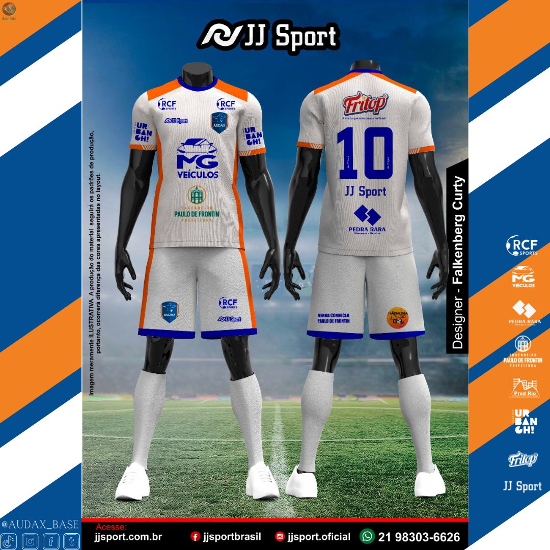 audaxrio_ec's tweet photo. Conta aqui o que achou desse uniforme que a JJ Sport está confeccionando para nosso time! É para ser sincero🧡💙
-
#uniforme #manto #respeito #baseforte #futebol #timedefutebol #uniformespersonalizados #jogador #camisadetime #novodesign @dobifais https://t.co/wMtjFWKq5x