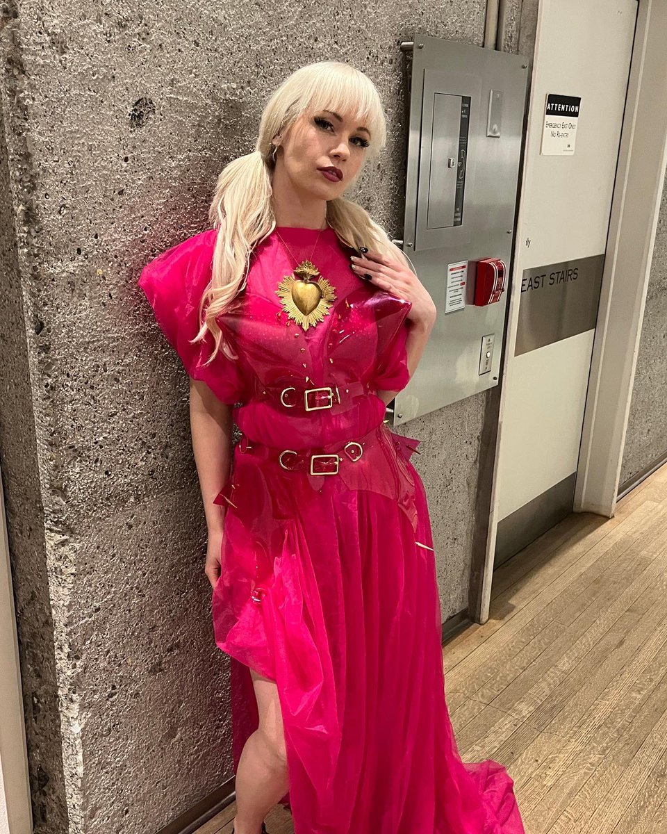 HeartCollect0r's tweet photo. Our designer @AgataWaclawska wearing the “Heart Seeker” bra and harness which will be featured on our next fashion show on May 12th 🏹❤️‍🔥

@FashionArtTO #torontofashion https://t.co/UjKQGylyBw