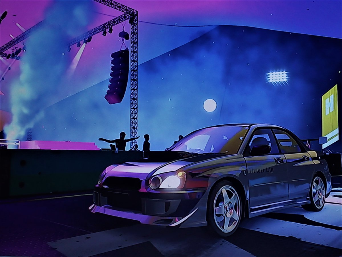 fantomas_le's tweet photo. This car is demonic. 400 horsepower. 0 to 60 mph in 4s. Only the real ones will recognize it (don't look at the #). #saintsrow1 #lincar #subaru #rollerz #forza #demonic #400hp #stage3 #impreza2004 #horizon3 #actionshot #underratedcar #missile #drifting #wrxsti #needforspeed2022 https://t.co/FWRLMocf3r
