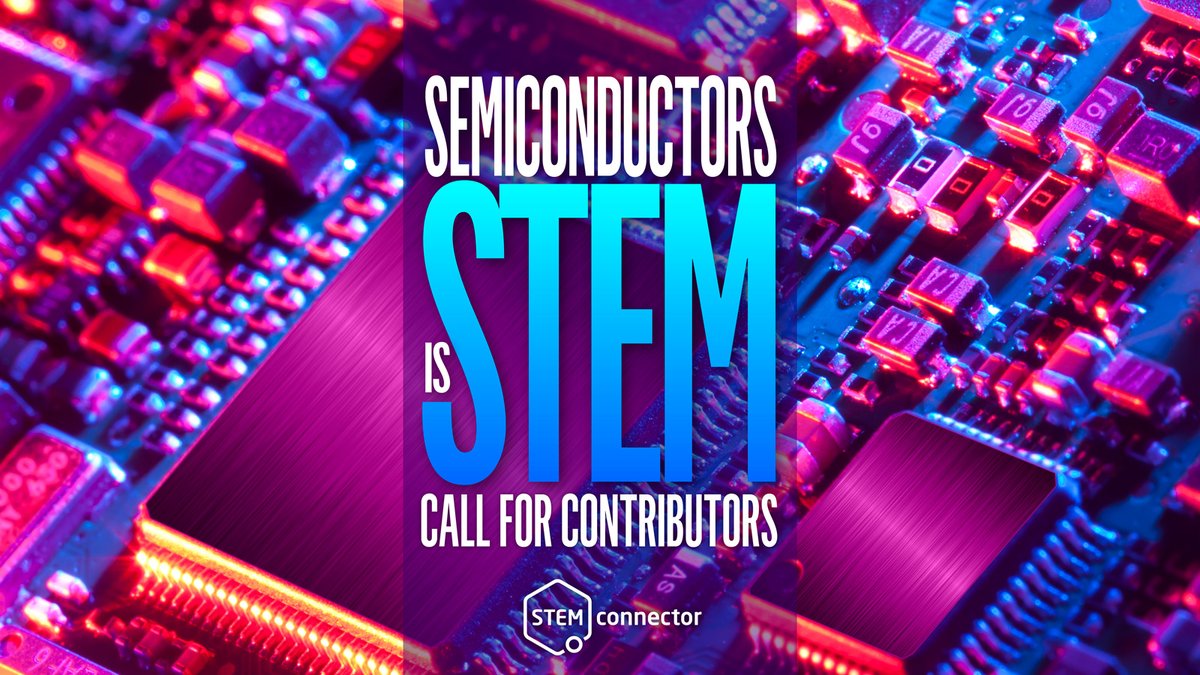 In this ebook, we will explore semiconductors as a STEM career field. The deadline to contribute content is June 2nd but we must have your commitment by May 19th. Learn More: hubs.ly/Q019StM_0 #STEMCareers #STEMEducation #STEMFueled #STEMTalent #100DaysOfCode
