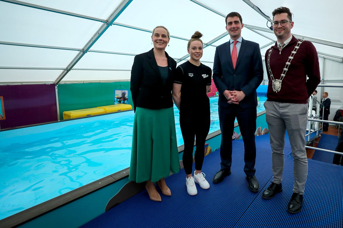 swimireland's tweet photo. Swim Ireland is delighted to launch our first ‘Pop-Up Pool’ today, the first of its kind in Ireland, which will bring swimming to communities across the island.

Read more ➡️ https://t.co/oUJS8HgONs https://t.co/WDnlkb8PC3