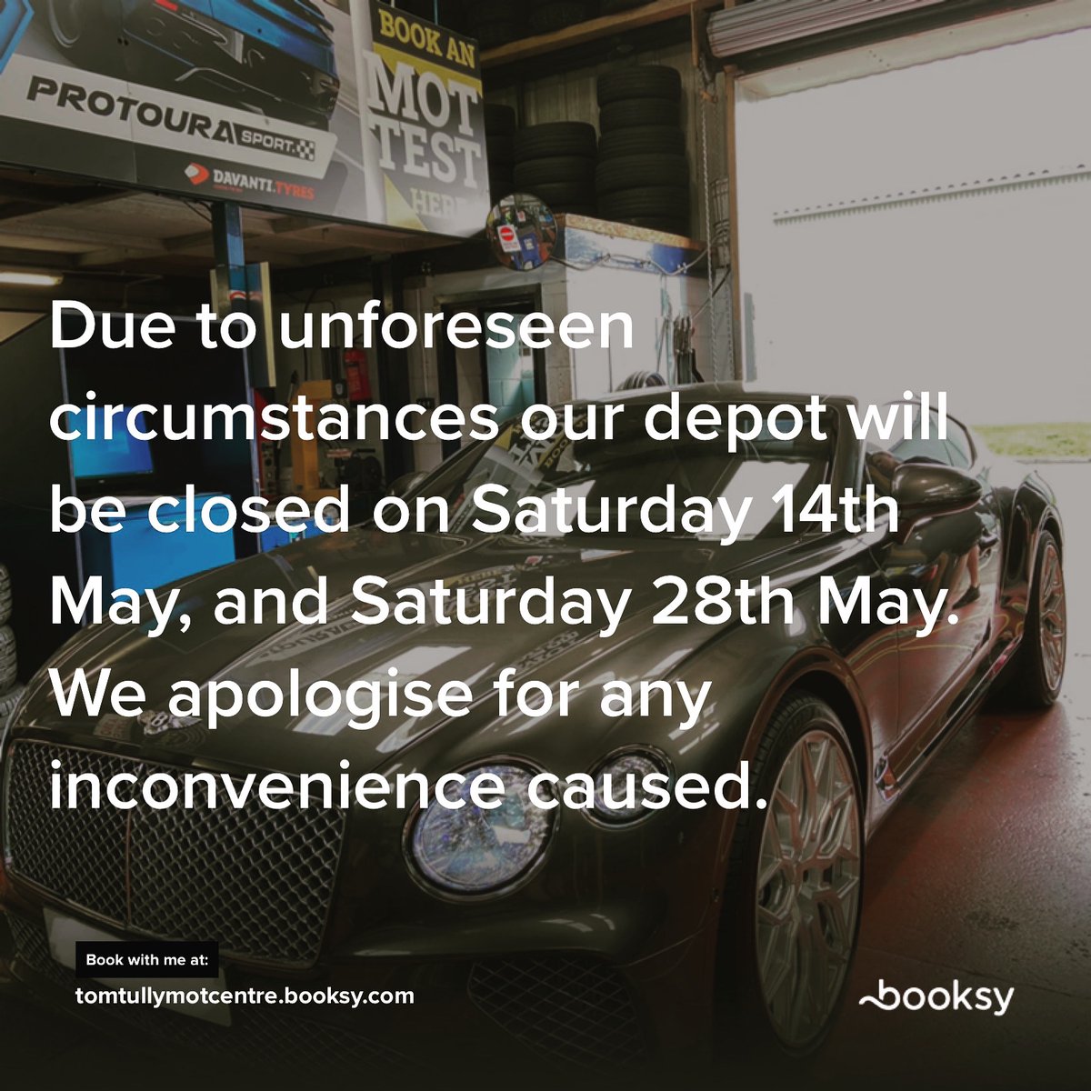 TomTullyTyres's tweet photo. To all of our customers…. 🏆📆
•
•
•
•
•

#Tomtullytyres #liverpool #mot #tyres #tyrerepair #punctures #wheelbalancing #Speke #liverpoolairport https://t.co/XFlJvqc19R