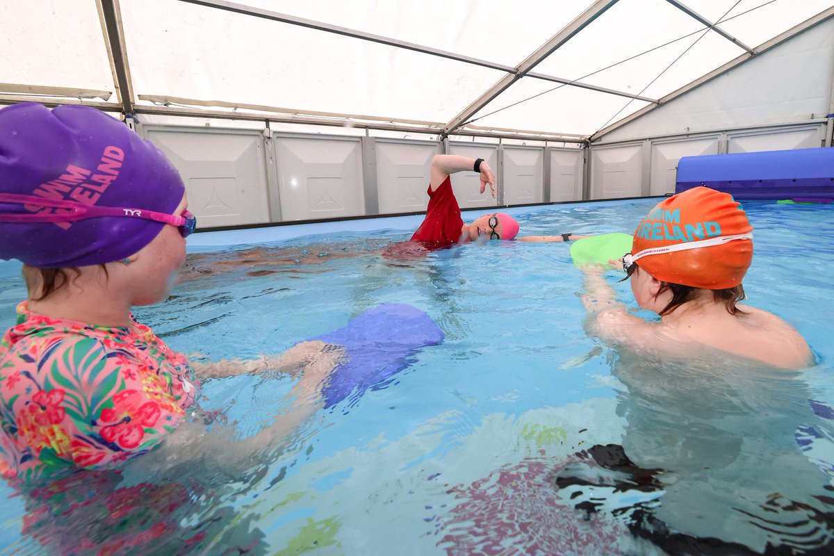 swimireland's tweet photo. Swim Ireland is delighted to launch our first ‘Pop-Up Pool’ today, the first of its kind in Ireland, which will bring swimming to communities across the island.

Read more ➡️ https://t.co/oUJS8HgONs https://t.co/WDnlkb8PC3