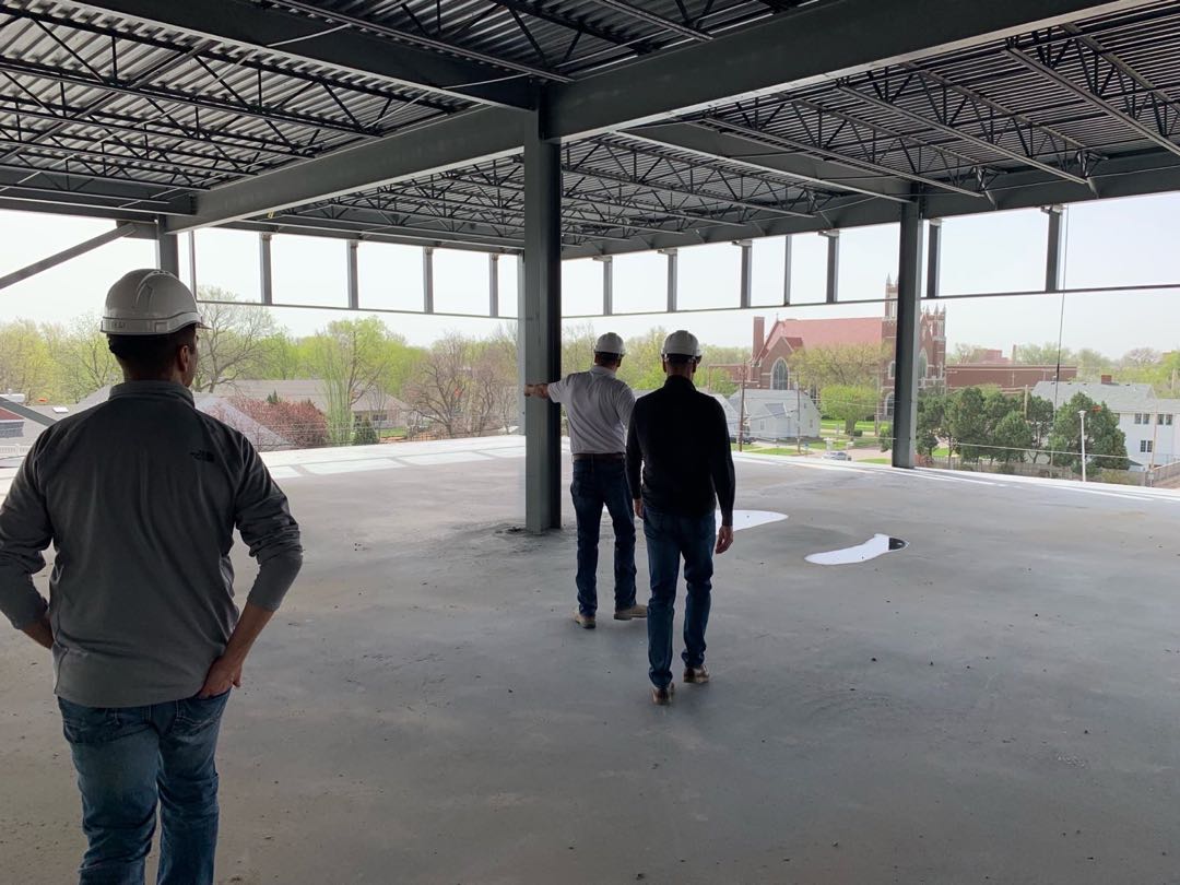 brettlindstrom's tweet photo. Dave Rippe and I enjoyed the opportunity to tour the construction site at Mary Lanning Healthcare today in Hastings! This new facility will be critical in training new healthcare workers that are particularly needed in rural Nebraska. https://t.co/lmAn1XoAEO