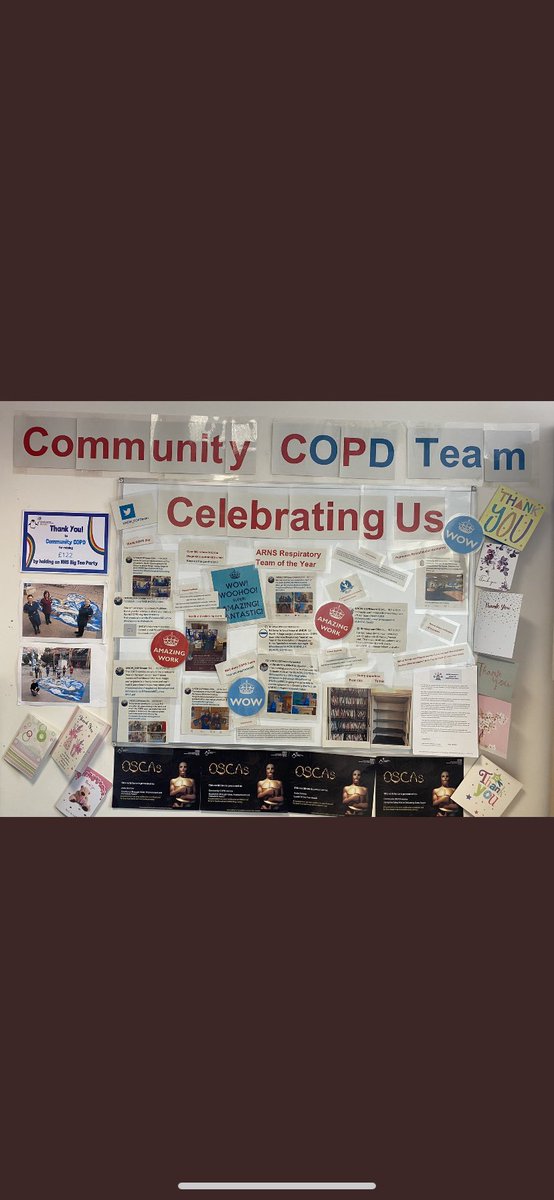 Wow look at all those achievements and celebrations! #celebrationwall #bestteam #teamrespiratory @UHCWP2E @nhsuhcw @VanessaMC_uhcw