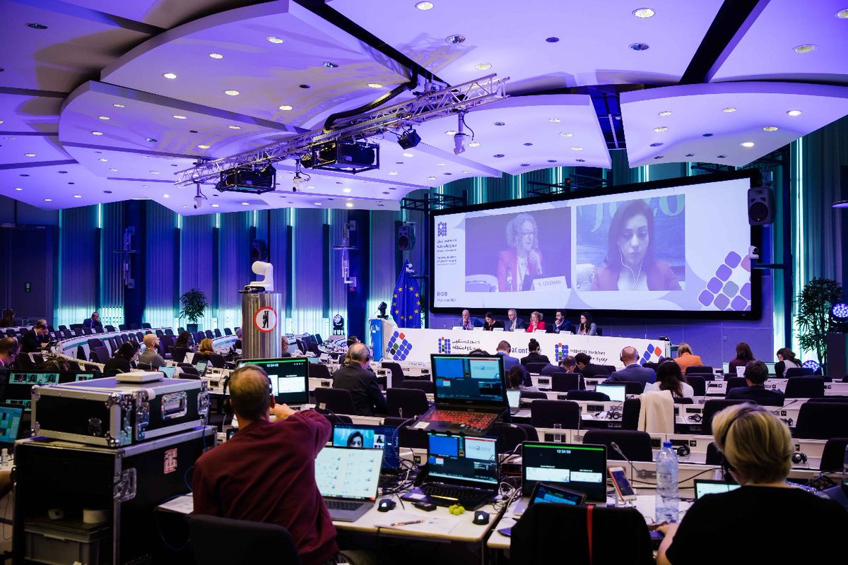 EUinSyria's tweet photo. اختتام اليوم الأول من مؤتمر بروكسل السادس تحت عنوان "دعم مستقبل #سوريا والمنطقة".
#SyriaConf2022 https://t.co/kLPDcLQOZX