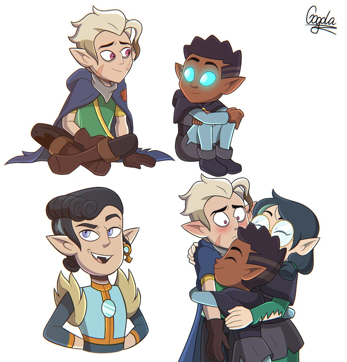 Gogola_Star's tweet photo. // toh spoilers 
.
.
.
I really loved this ep (especially Hunter's and Gu's relationship) 💕
#theowlhouse #toh #theowlhousefanart https://t.co/Gq3odnNq8h