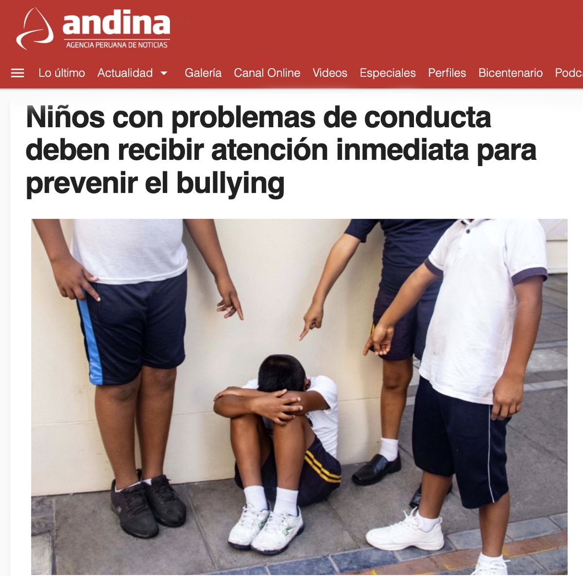 hlarcoherrera's tweet photo. El jefe del departamento de Psicología del Hospital Víctor Larco Herrera. Ps. Iván Lizárraga, en entrevista con la Agencia Andina, detalló como proceder ante casos de bullying. https://t.co/lKBy4k1uIh
#HospitalVíctorLarcoHerrera #SaludMental #MinsaPerú #DirisLC https://t.co/FylwtaOors