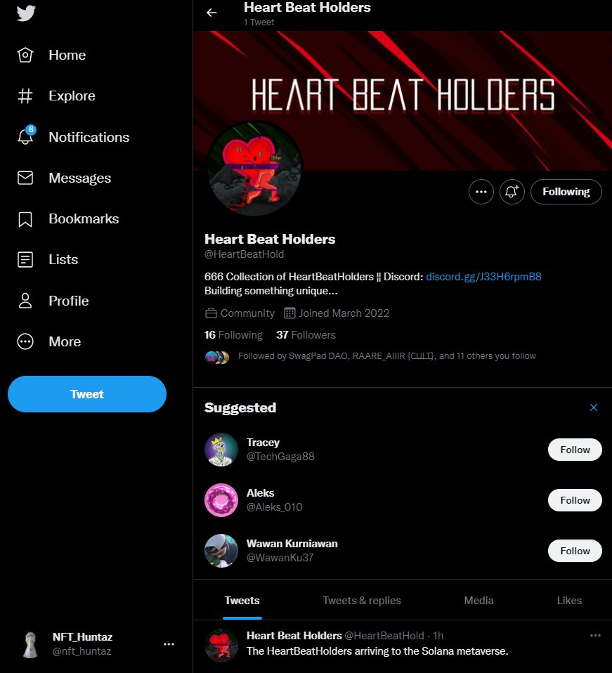nft_huntaz's tweet photo. @HeartBeatHold Let´s fucking go I`m the first! 
NFT_Huntaz#4674 @ARNyle0021 @Spiderjamz @NFTGandhi https://t.co/l1MGgVKMU7