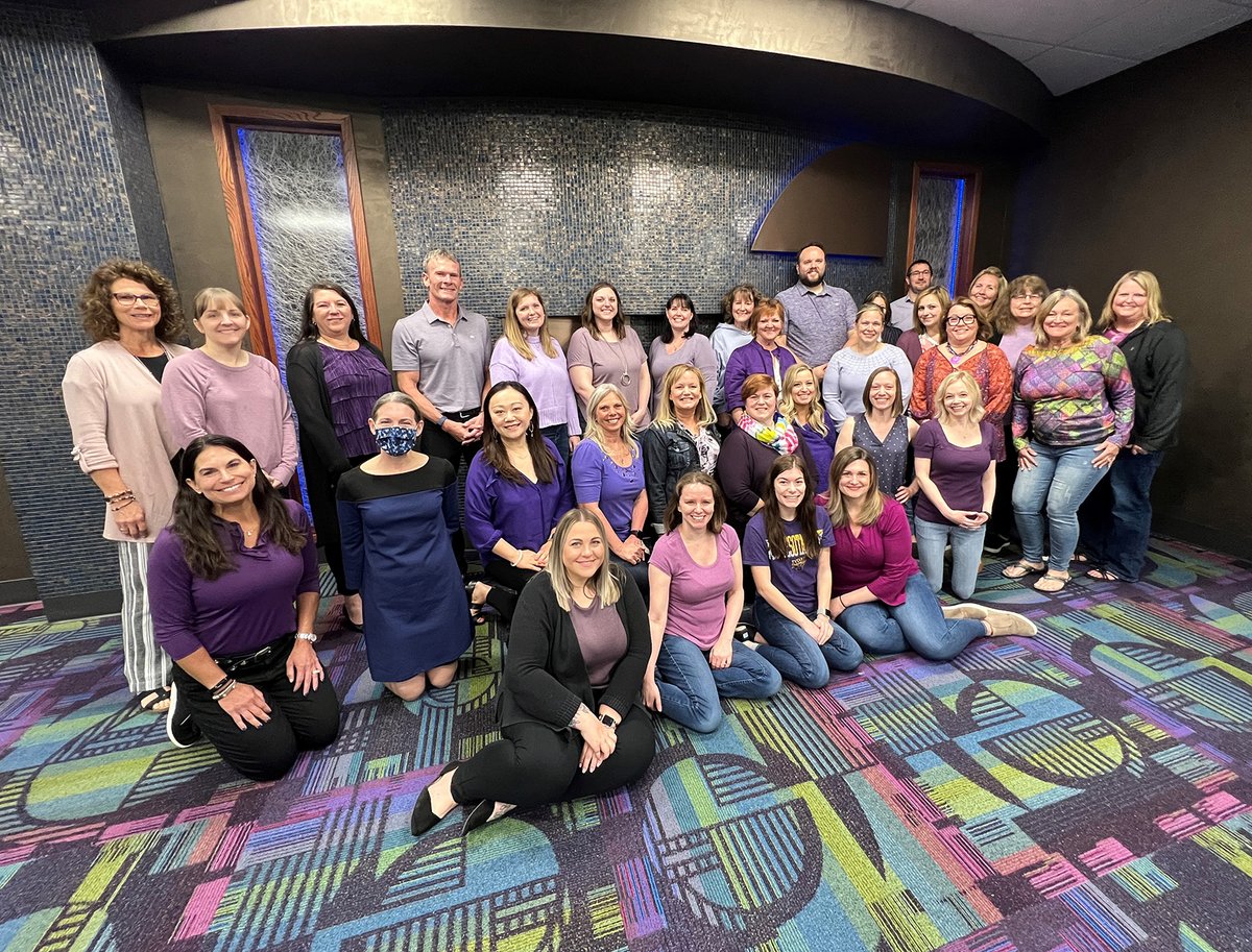 Today our team is wearing purple with early educators across the state of Minnesota. We know just how important childcare is to children, families, and the economy. We urge our elected officials to #fundchildcare so that families can pay less, and early educators earn more.