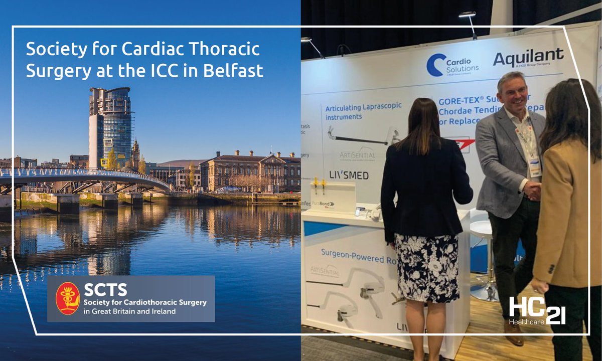 AquilantCardio's tweet photo. Delighted to be back at #SCTS at the ICC in Belfast today! Innovation is one of our key values & we are so proud to represent our partners and feature the latest cutting-edge innovations in #cardiothoracic surgery. #LSISolutions #3DMatrix #AdvancedMedicalSolutions #Livsmed #Gore https://t.co/HXJHgWFiIu