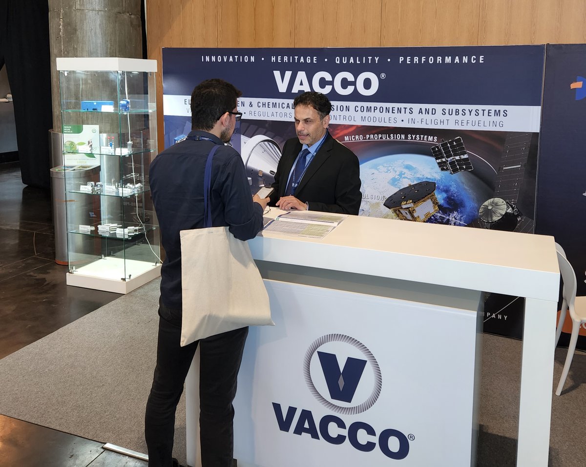 VACCOIndustries's tweet photo. Visit the VACCO Team at the 3AF Space Propulsion Conference in Estoril, Portugal this week (May 9-13) #3AF @ESA @3AF_Association @VACCOIndustries #VACCOonBoard https://t.co/czEgipi3Kz