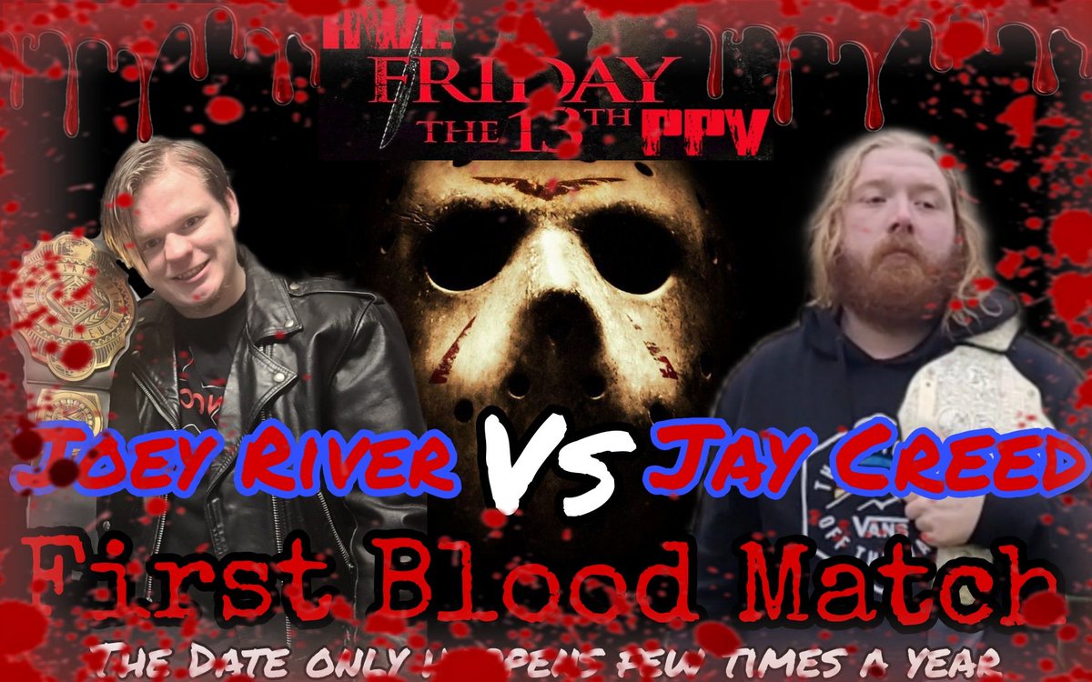 JoeyLake14's tweet photo. 2 matches for me at the Friday the 13th PPV this Friday and I'm gonna have one hell of a fight First blood and Last man Standing this will be Crazy
#Prowrestling #Wrestling #Fridaythe13th #Firstbloodmatch #Lastmanstanding https://t.co/yrJOr475U2