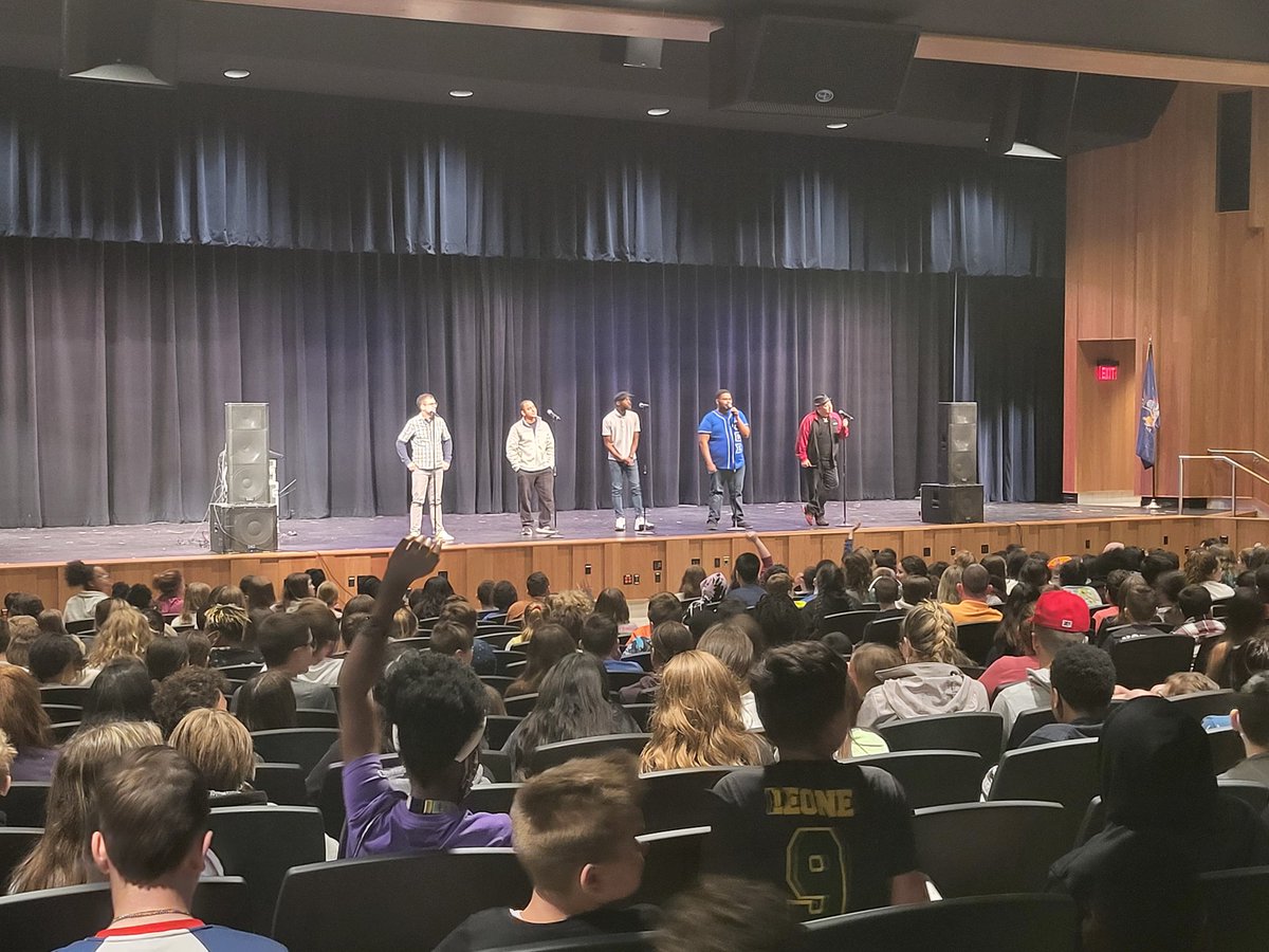 Another Outstanding PAC Performance today as we welcomed Ball In The House to Liverpool. <a href="/adamshatraw/">Adam</a> <a href="/LCSDFineArts/">LCSD Fine Arts</a>