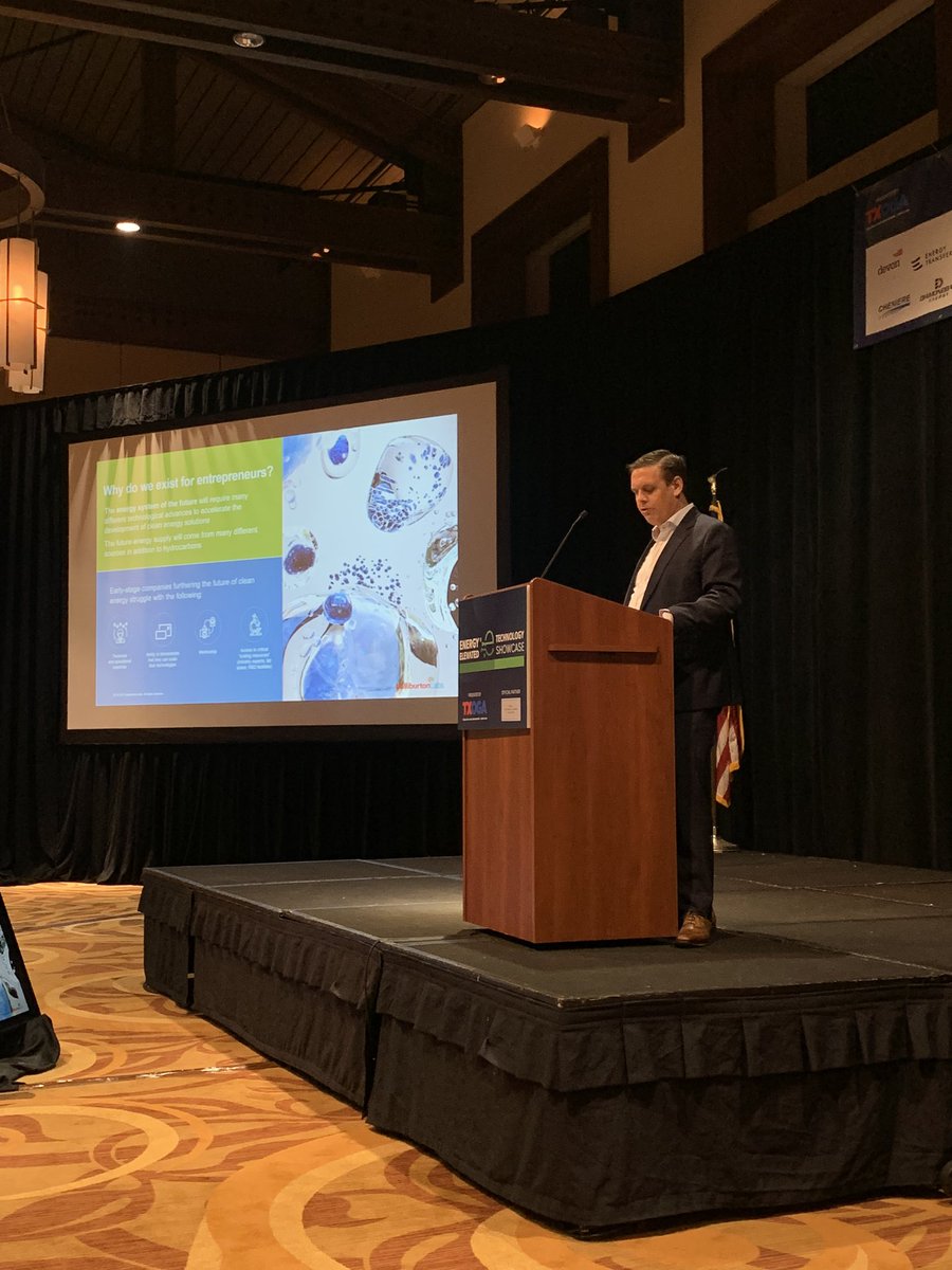 slgooch's tweet photo. Hearing now from our keynote speaker—Dale Winger with Halliburton Labs. #EnergyElevatedTechShowcase https://t.co/iyBJSdxCLH