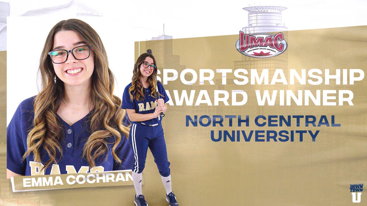 ncurams's tweet photo. The MLC and the UMAC recently released their end-of-the-season award winners and Emma Cochran and Jaydon Crim earned the Individual Sportsmanship Award honors for Softball and Lacrosse! #CONGRATS 
#DOWNTOWNU https://t.co/baXTNapO4q