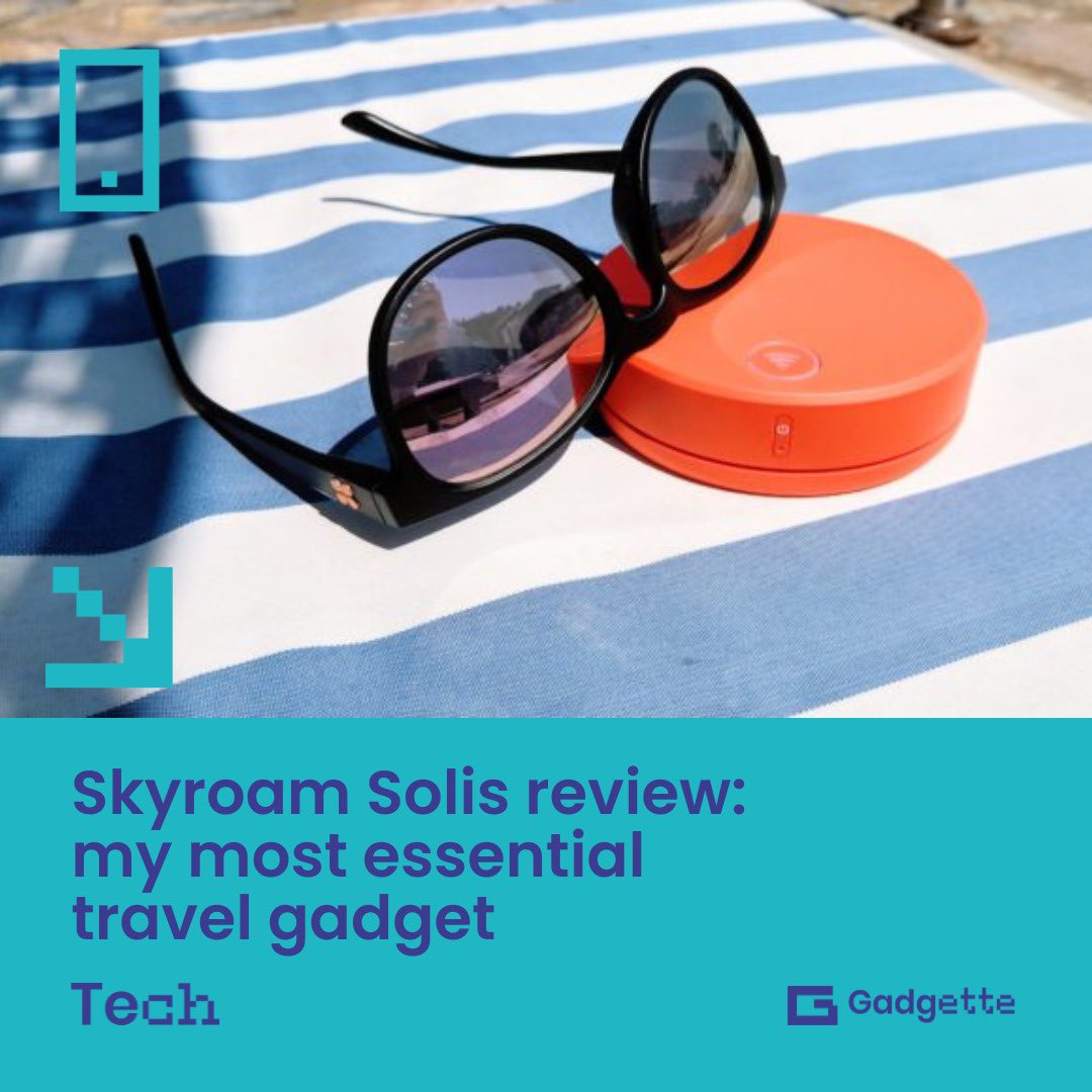Catching flights done correctly with Skyroam Solis. 

For those of us lucky enough to travel around the world, we know how important it is to have a strong internet connection. Skyroam Solis is just the little gadget for that from as little as £7 for a daypass.  

Link in bio