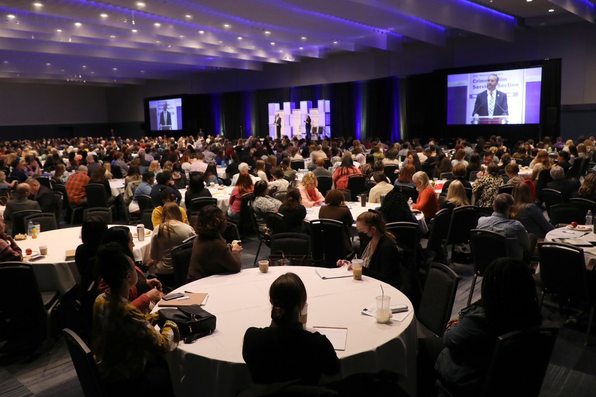 OhioAG's tweet photo. "Despite the constant threat of infection, lockdowns, shutdowns and social distancing, you didn’t throw in the towel. You kept on helping victims of crime any way you could." 
AG Yost addressed the 900 attendees at the first in-person #TwoDaysInMay conference since 2019. https://t.co/OFx2yJykVF