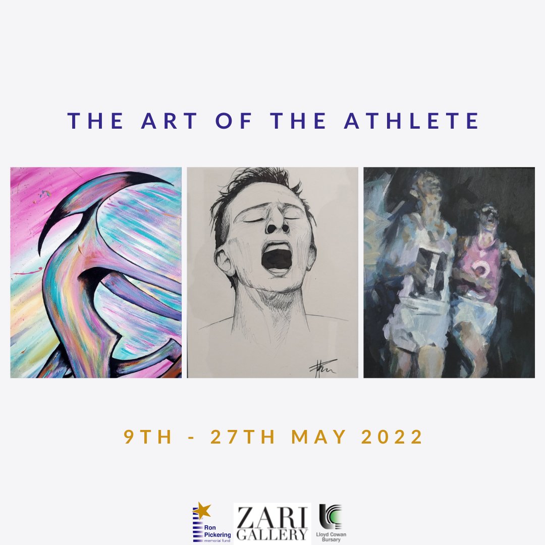 RunforRon's tweet photo. Today's the day 🥳

This morning @ZariGallery opened its doors on the 'The Art of the Athlete' exhibition which showcases the artistic talents of thirty five current and former athletes. 

You can read more about the exhibition here👇

https://t.co/g1unGIc7p5

@LCowanBursary https://t.co/K4QFbLjtCs