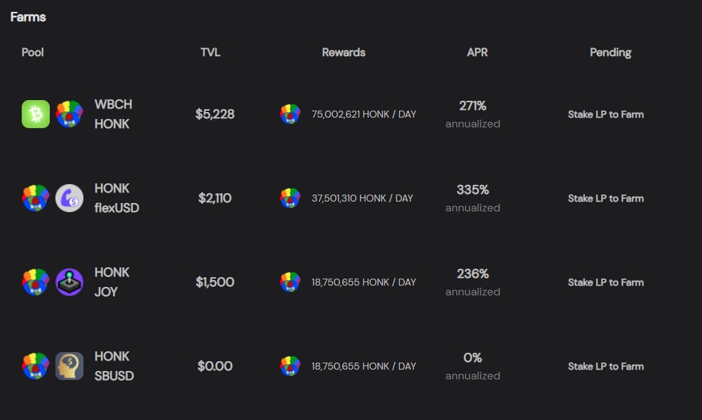 World_of_Honk's tweet photo. MIST and FLEX farms have been depreciated due to low interest. $SBUSD has been added instead!

https://t.co/f2YwkNyTUH https://t.co/zVcyGjyewk