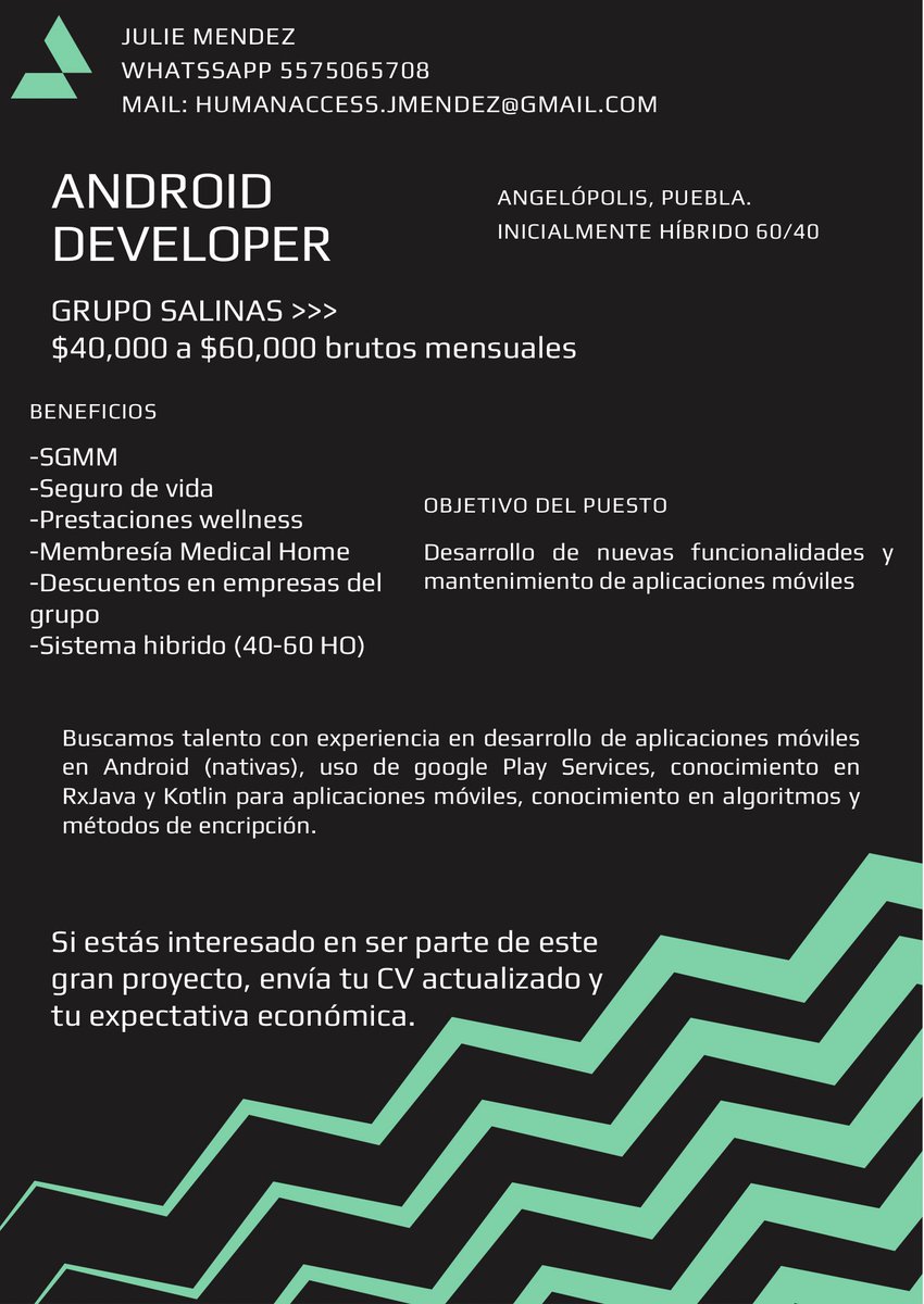 Julie_ITR's tweet image. #vacantes #IT #FrontIOS #Android #Developer #Backed #Middleware