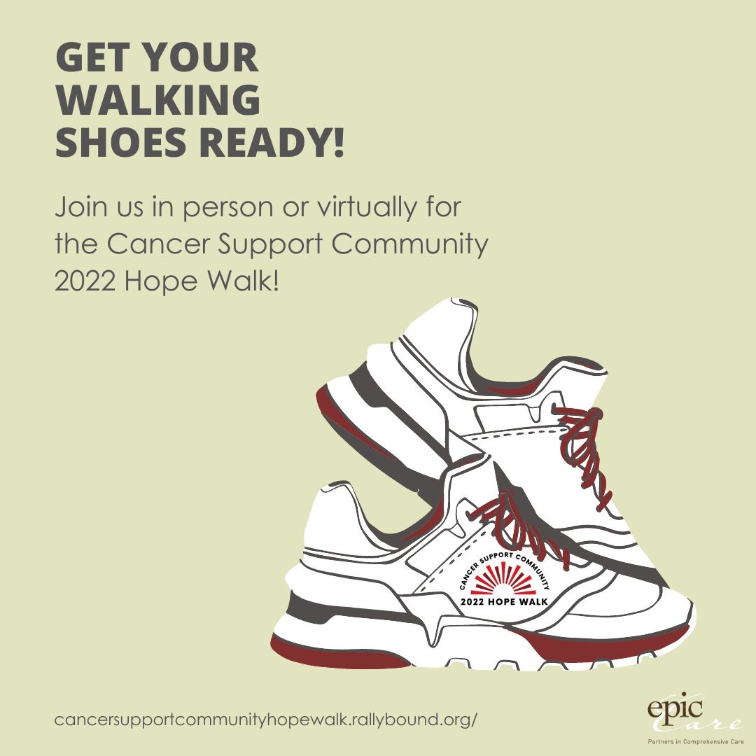 EpicCare's tweet photo. #EpicCare is a proud sponsor of the @CancerSupportSF San Francisco #BayArea 2022 #HopeWalk. Participants joining the 5K walk on May 21 will see many of Epic Care's staff there, as we've formed a team ready to walk the trails. Use the hashtag #WhyIHopeWalk to inspire others. #csc https://t.co/sZ0O9FUDqE