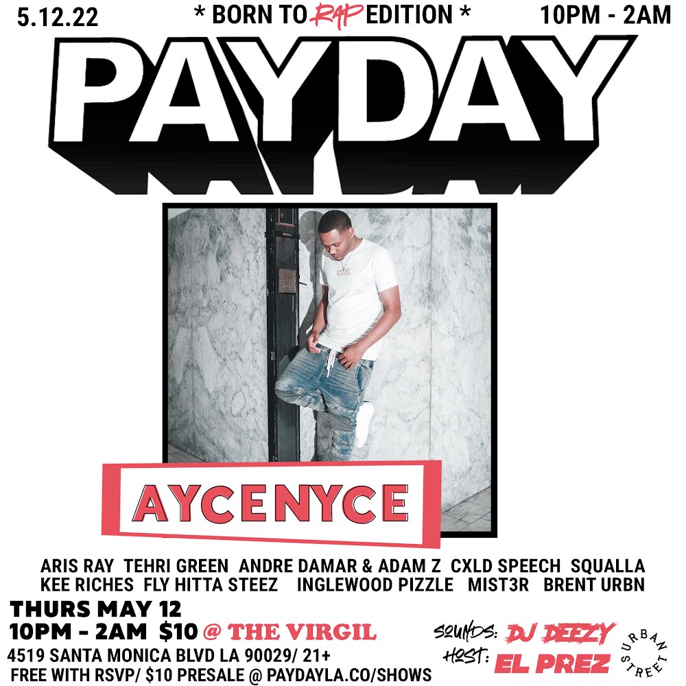 24khiphoptv's tweet photo. @AyceNyce performing @payday_la #DAGB #Compton2Carson shout out to @elprezdeLA https://t.co/sHGmXX9XoD