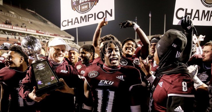 chastonsmith_4's tweet photo. Blessed &amp; thankful to receive an offer from EKU! @CoachKevMac @PennySmith_ @NCEC_Recruiting @Grade_aTraining @BallHawkU @EKUFootball @5StarPreps @CSmithScout @NatlPlaymkrsAca https://t.co/Li8O6j9sh1
