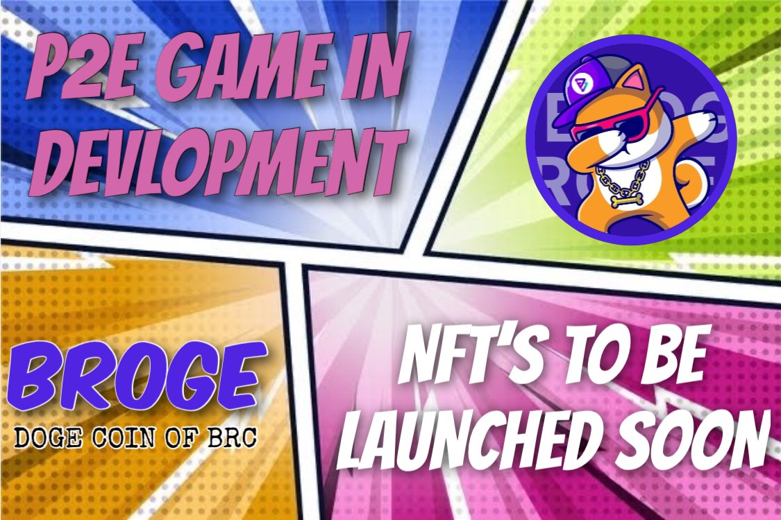BrogeOfficial's tweet photo. Glad to announce that team is developing a #P2E game where players will be able to battle each other in dynamic and interactive environments. #NFTs will be used as an in-game utility based on their rarity.#Broge is here to stay! #Bitgert #Brise #Bitgertcommunity #Bitgertarmy #BRC https://t.co/1QA1MsdV0q